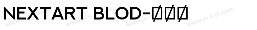 NEXTART Blod字体转换